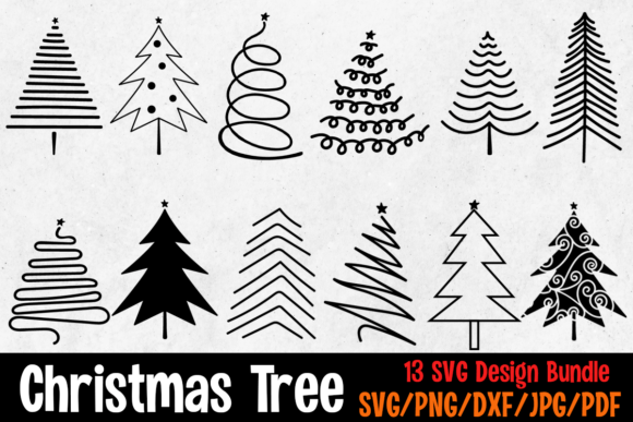 Download Christmas Tree Svg Bundle, Christmas Svg - Christmas tree svg bundle Collection